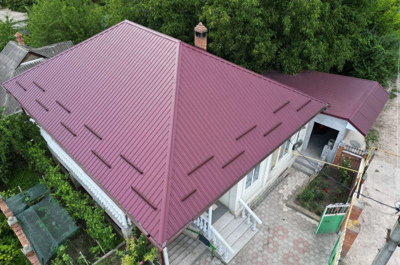 Крыша из профнастила