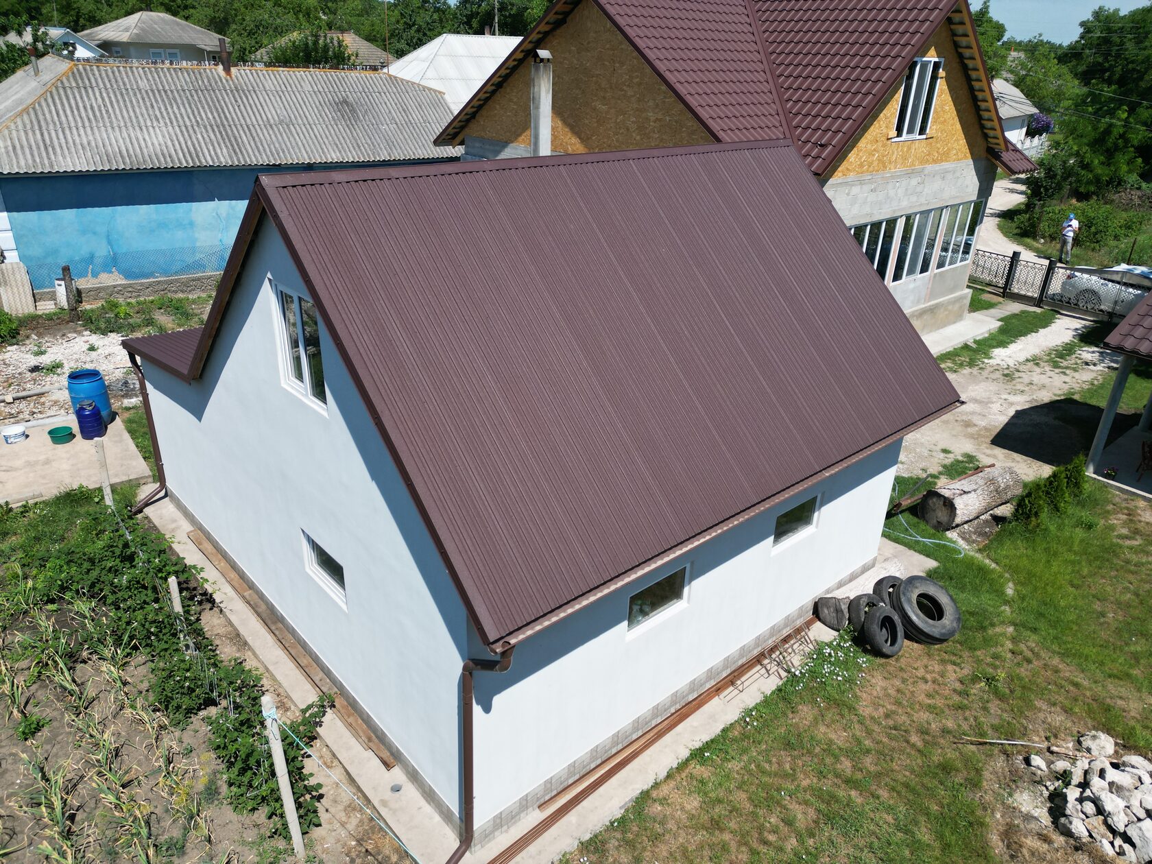 Крыша из профнастила