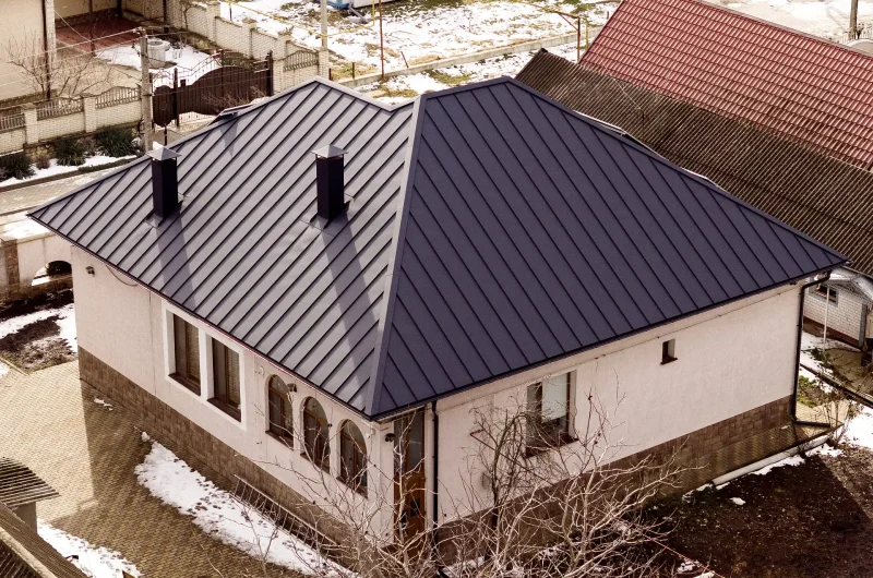 Кровля из клик-фальца