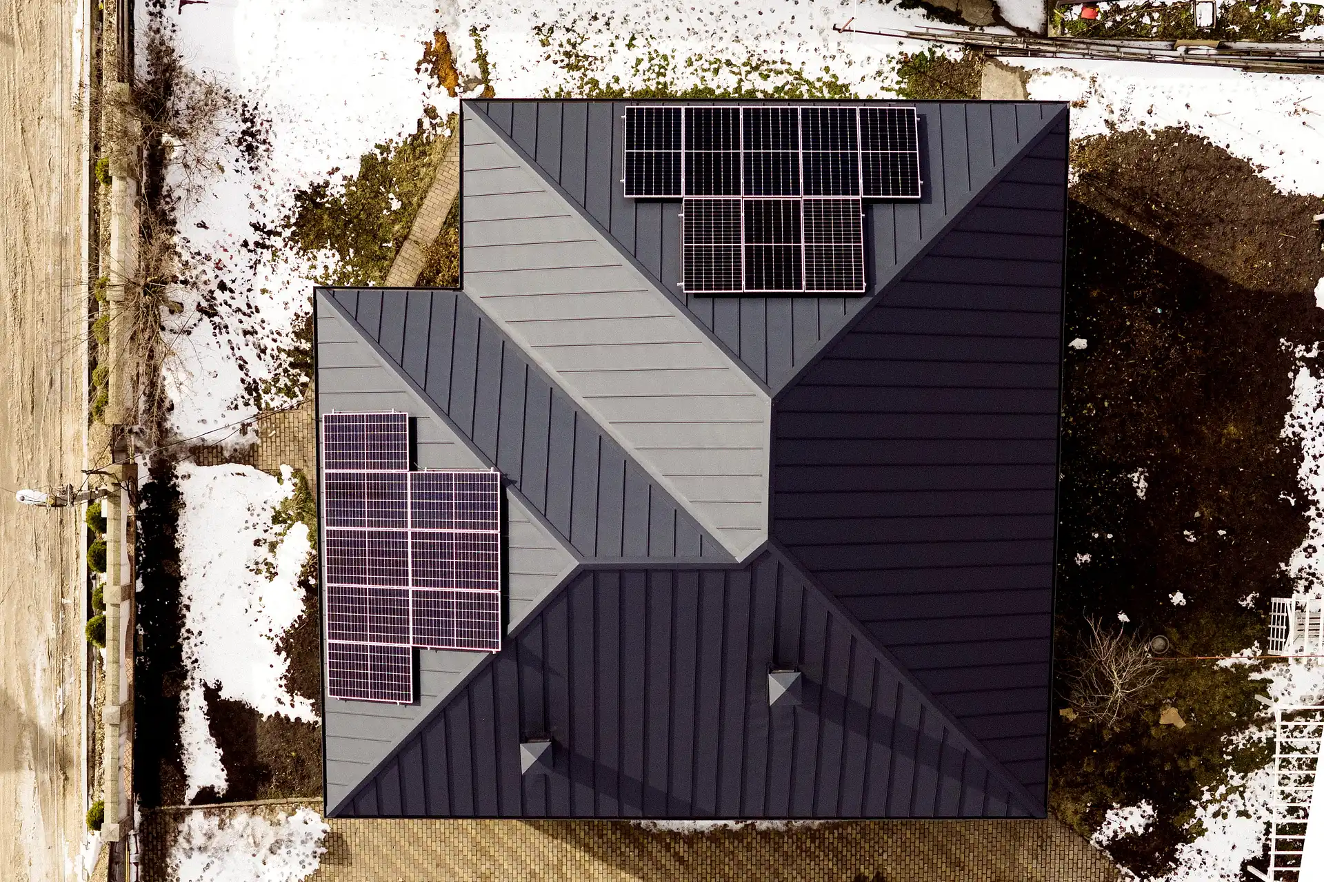 Кровля из клик-фальца