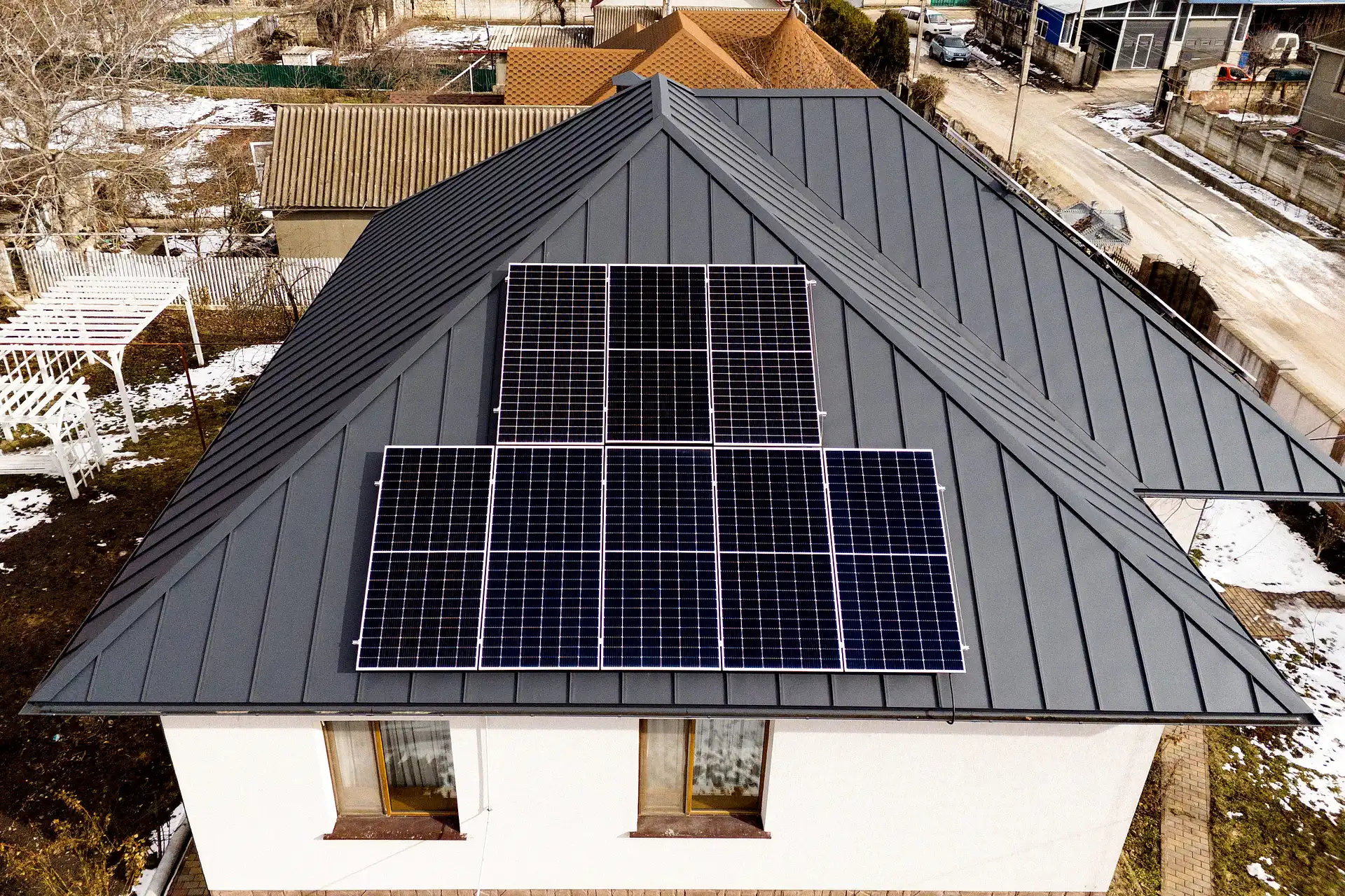 Кровля из клик-фальца