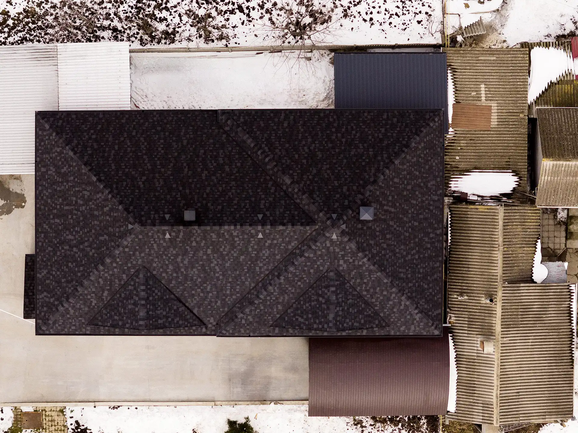 Кровля из битумной черепицы