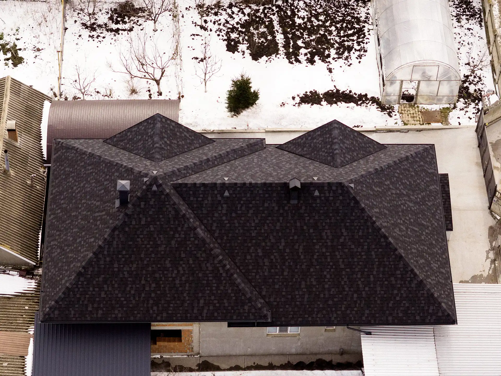 Кровля из битумной черепицы