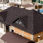 Кровля из битумной черепицы