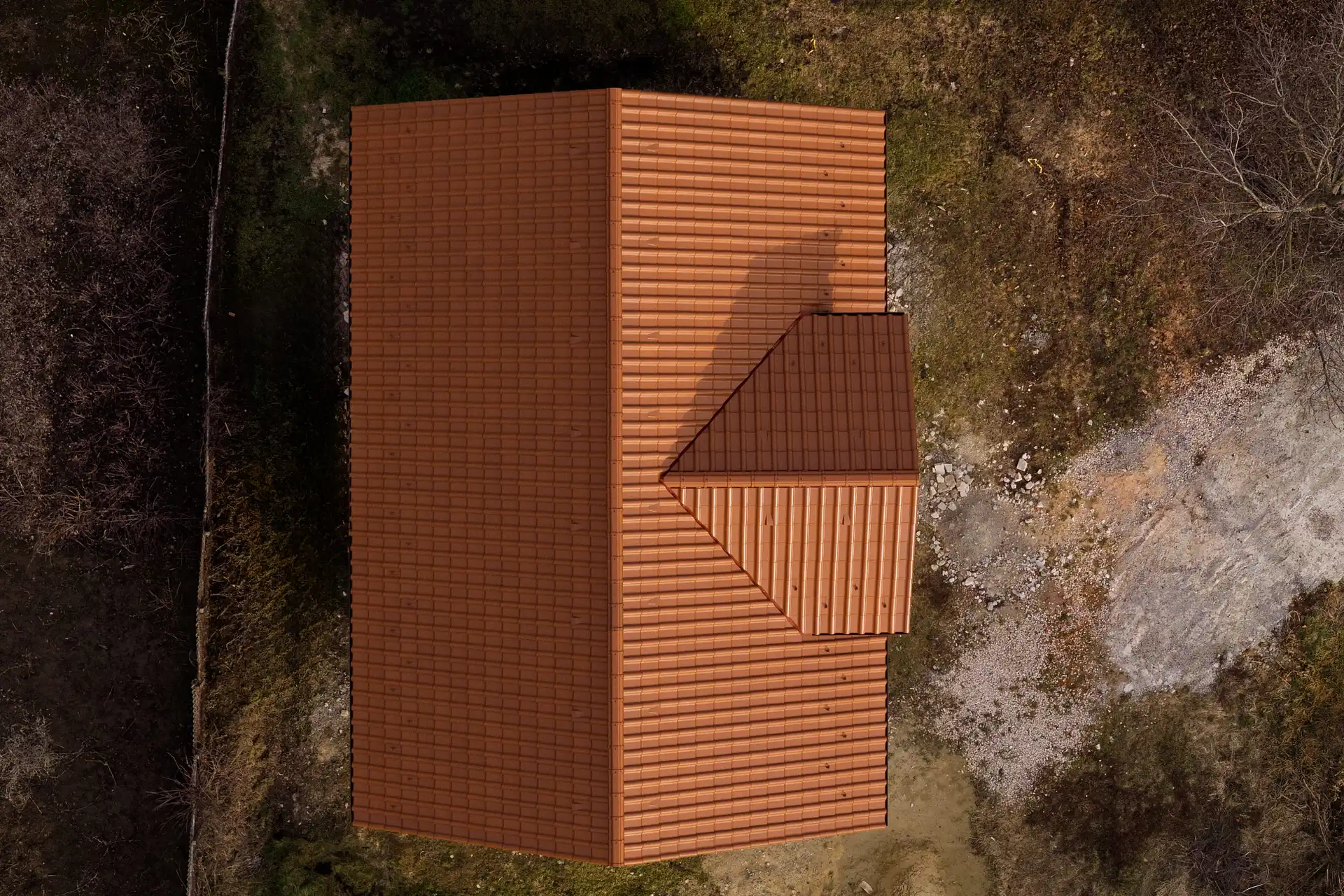 Кровля из керамической черепицы