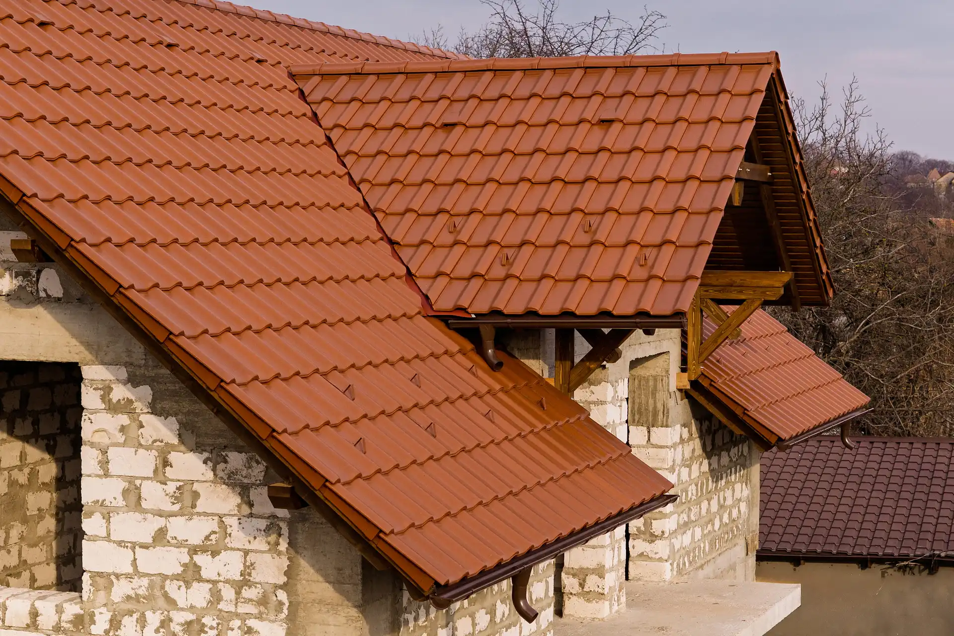 Кровля из керамической черепицы