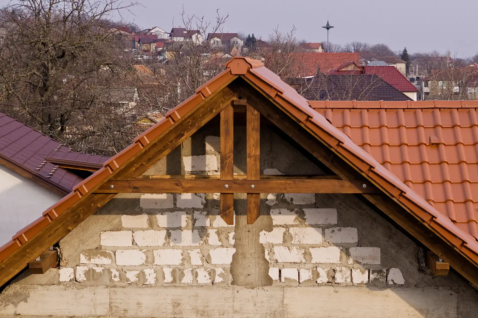 Кровля из керамической черепицы