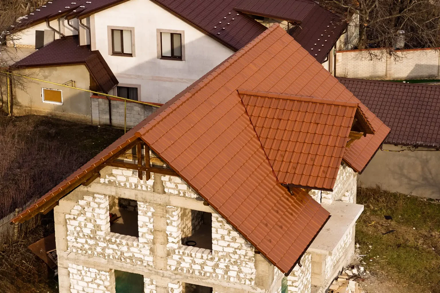 Кровля из керамической черепицы-2