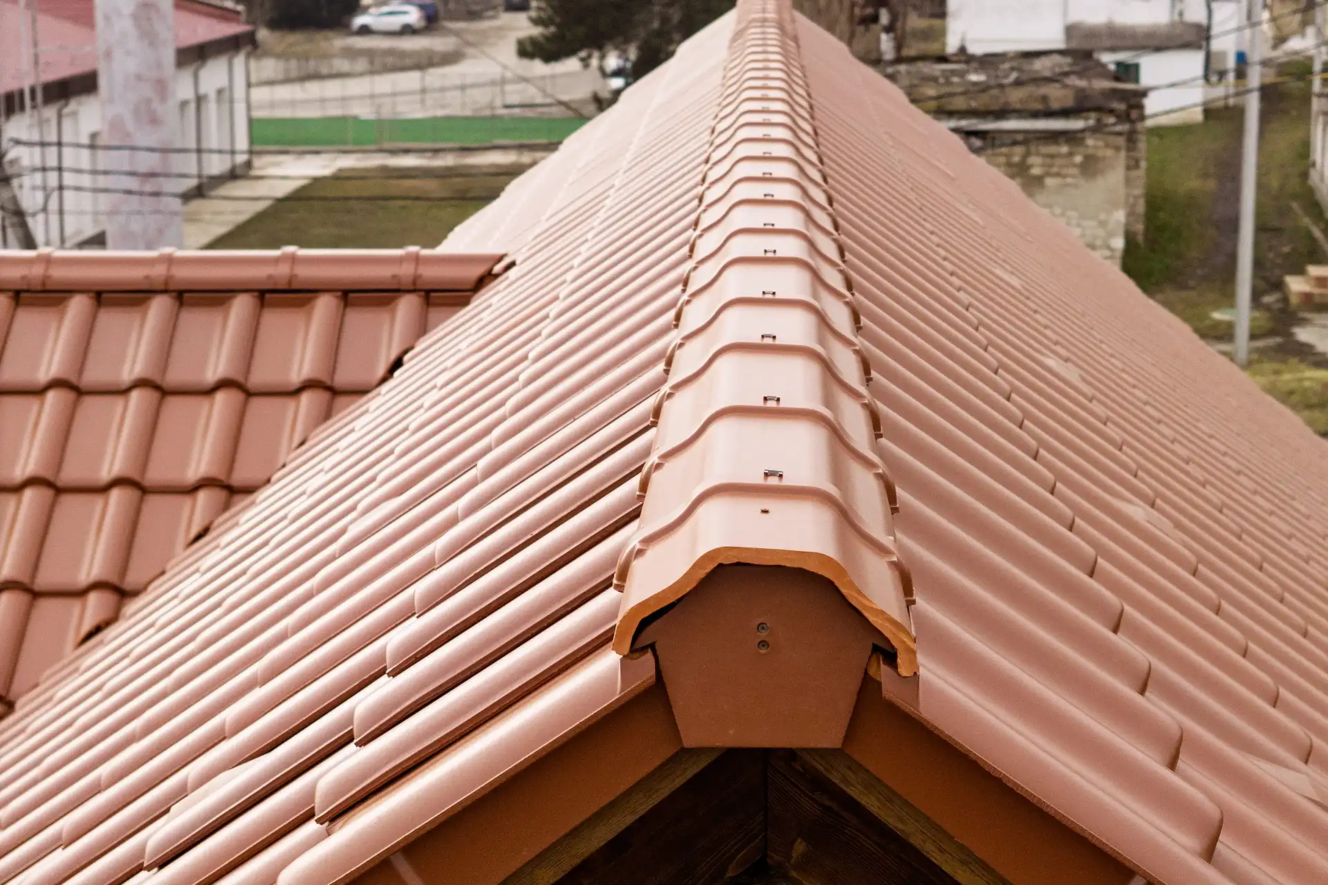 Кровля из керамической черепицы