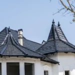 Керамическая черепица, Creaton Rapido, чёрный глянец, Кожушна, Страшены