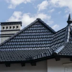 Керамическая черепица, Creaton Rapido, чёрный глянец, Кожушна, Страшены