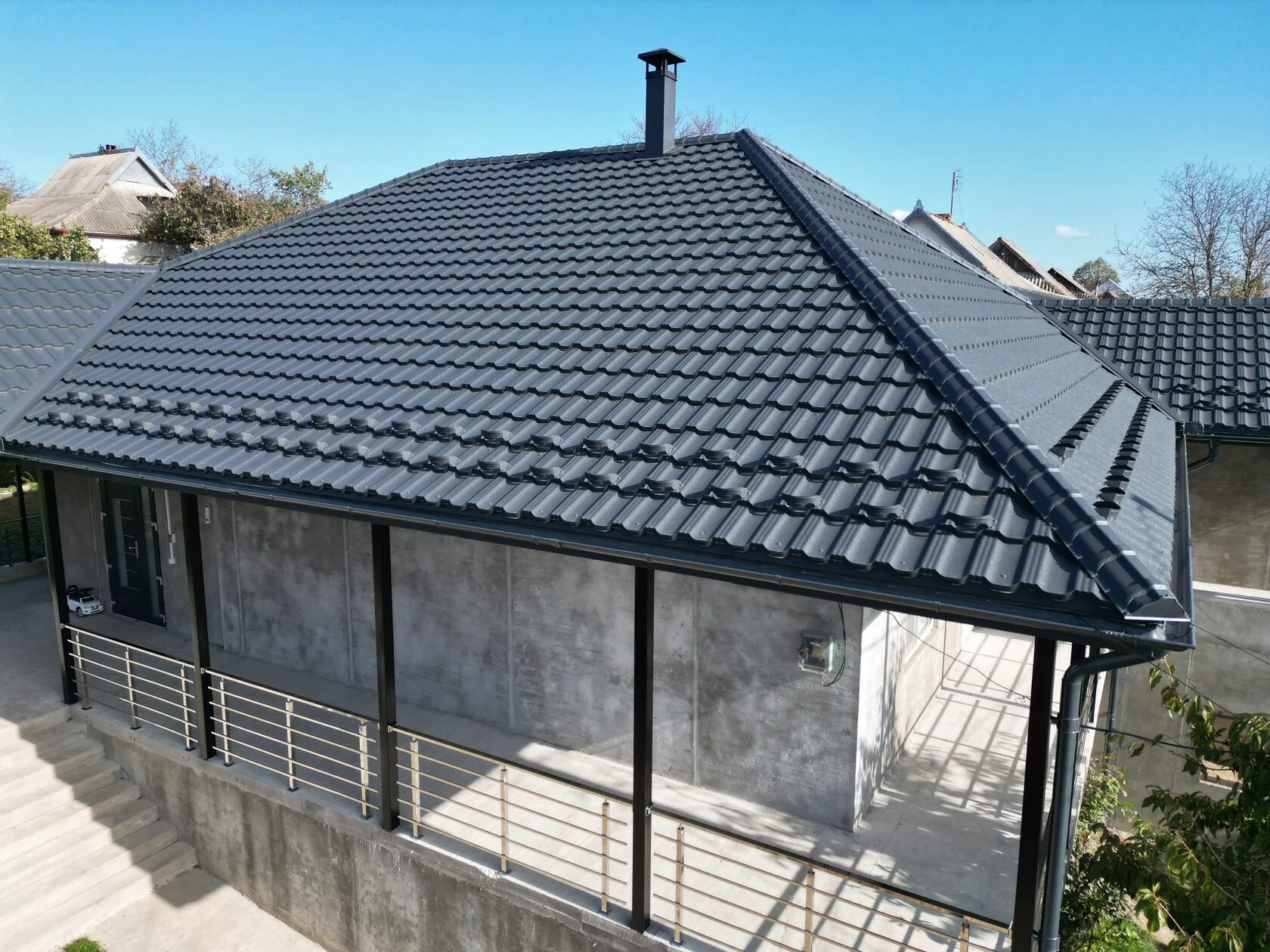 Țiglă metalică, Arctica, Coreea V-matt, Lozova, Strășeni