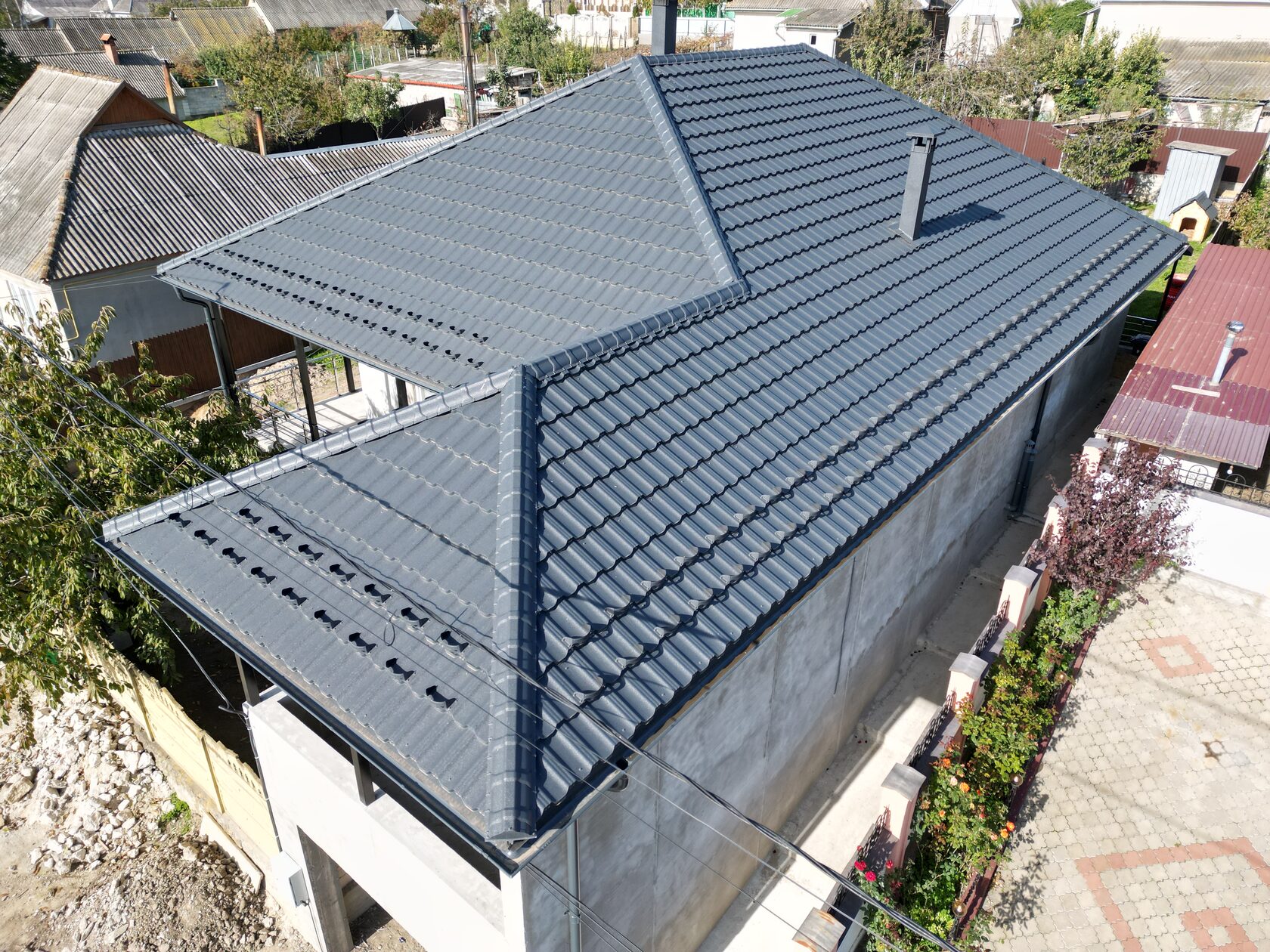 Țiglă metalică, Arctica, Coreea V-matt, Lozova, Strășeni