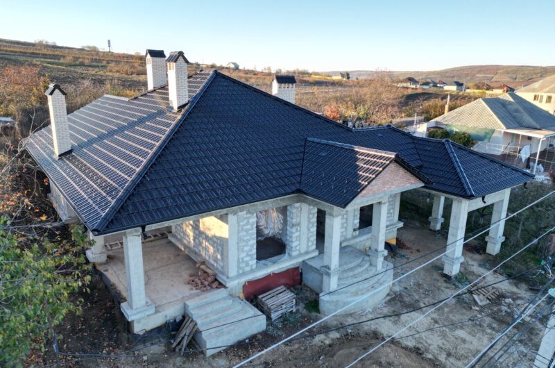 Țiglă ceramică, Creaton, Rapido, Negru luci, Ruseștii Noi, Ialoveni