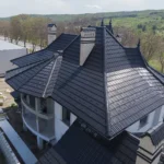 Керамическая черепица, Creaton Rapido, чёрный глянец, Кожушна, Страшены