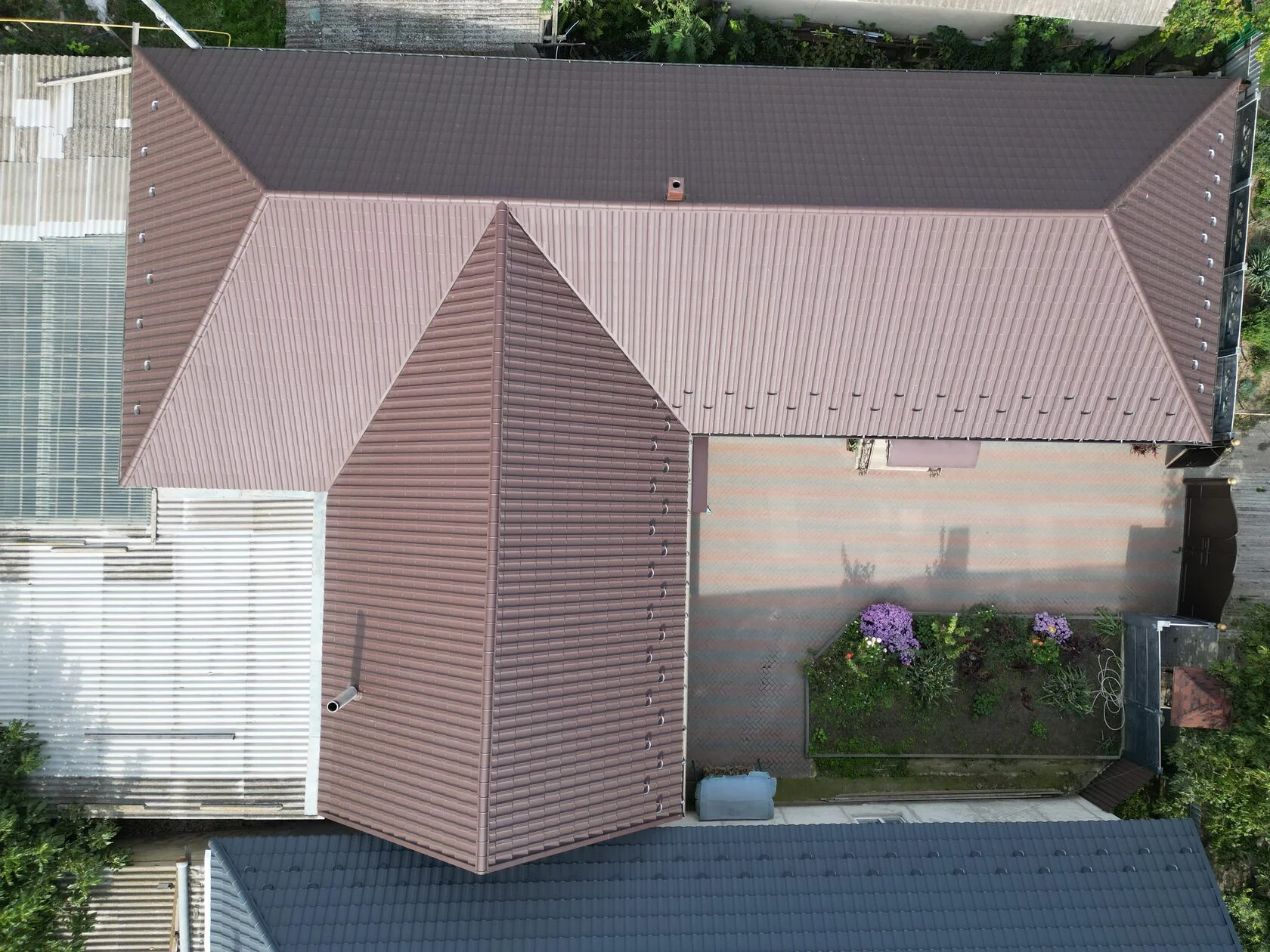 Țiglă metalică, Arctica SSAB, RAL 8017, Congaz, Găgăuzia