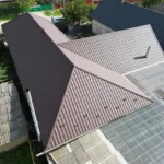 Металлочерепица Arctica SSAB, RAL 8017, Конгаз, Гагаузия