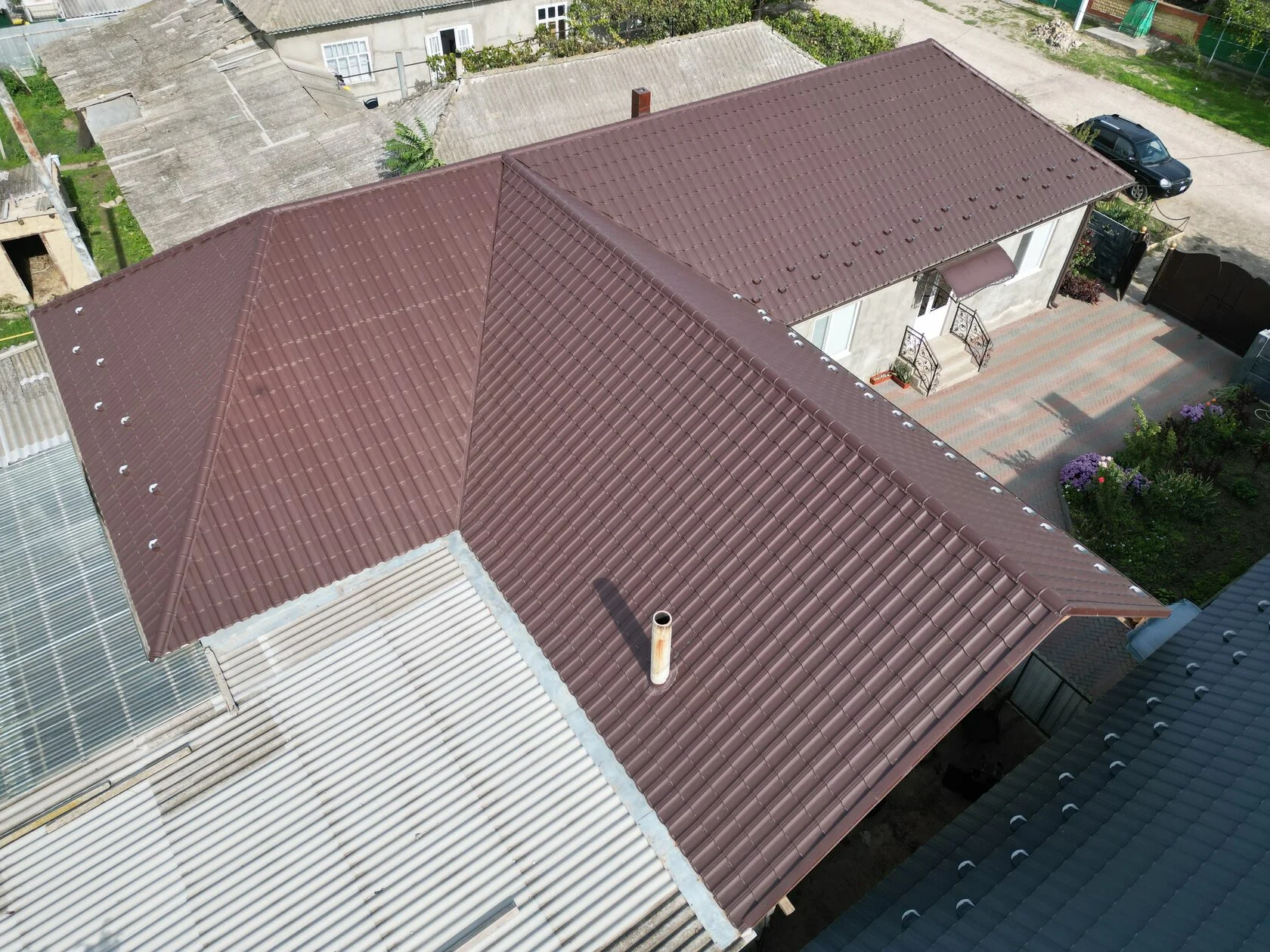 Țiglă metalică, Arctica SSAB, RAL 8017, Congaz, Găgăuzia