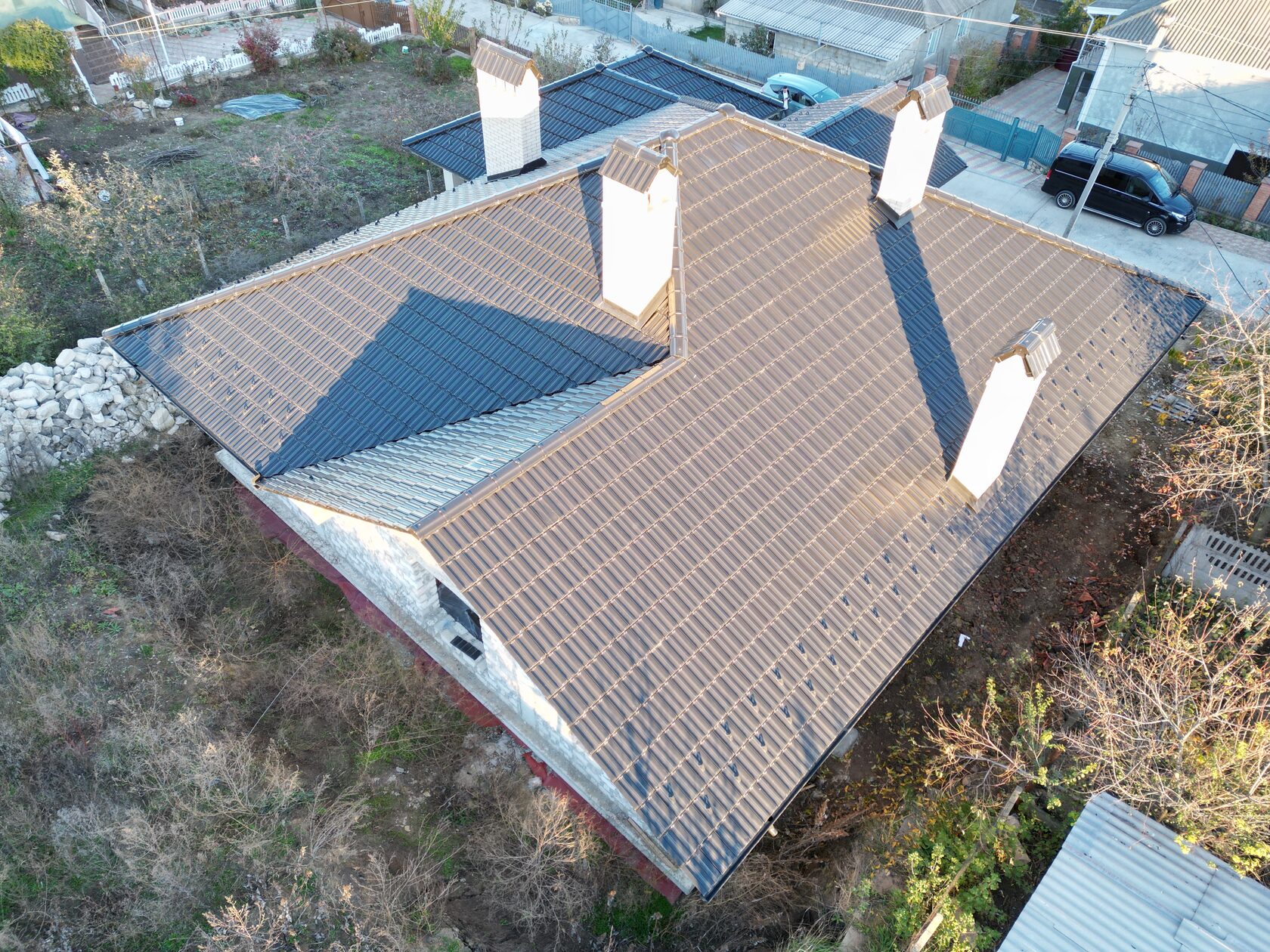 Țiglă ceramică, Creaton, Rapido, Negru luci, Ruseștii Noi, Ialoveni