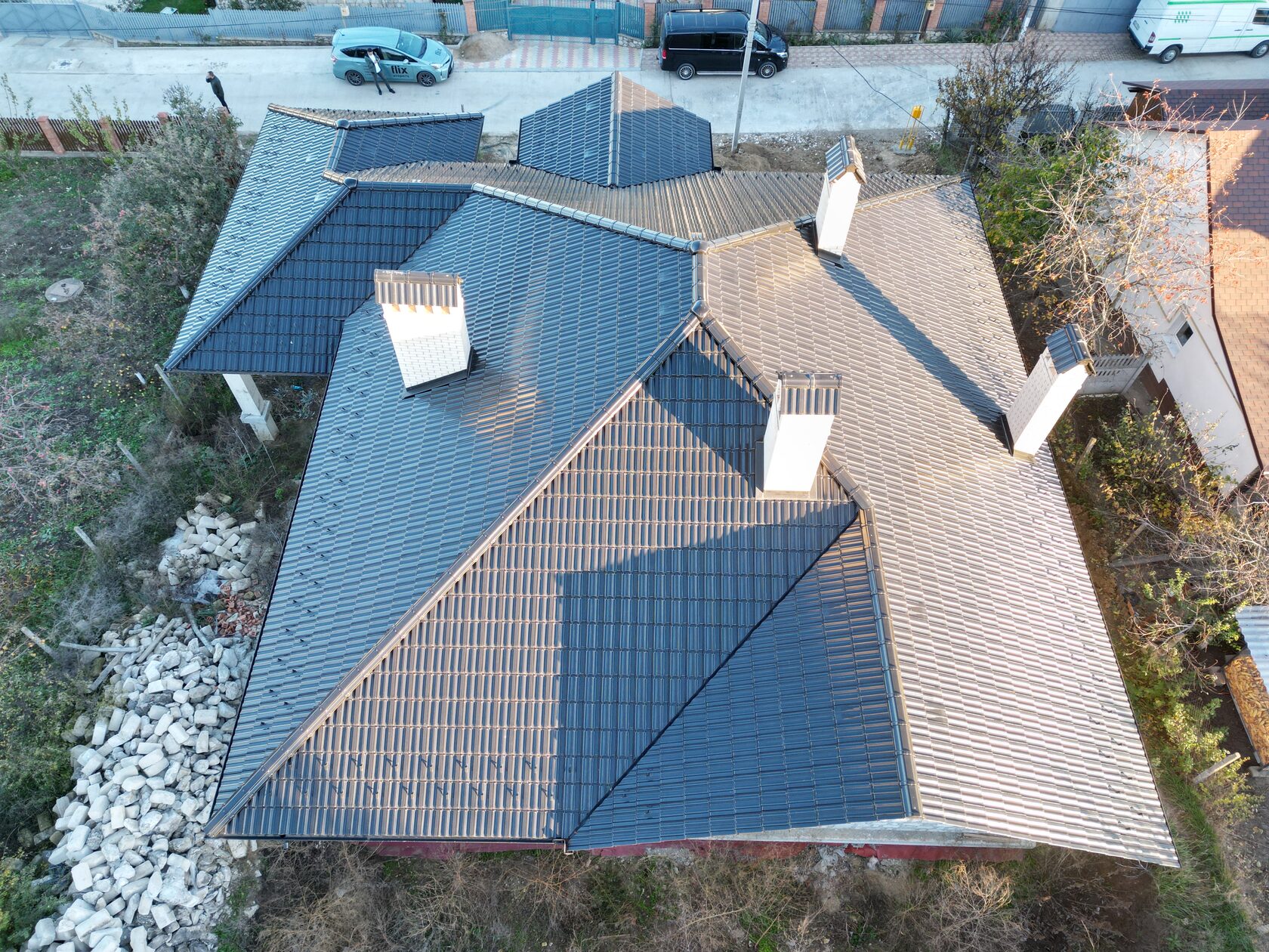 Țiglă ceramică, Creaton, Rapido, Negru luci, Ruseștii Noi, Ialoveni