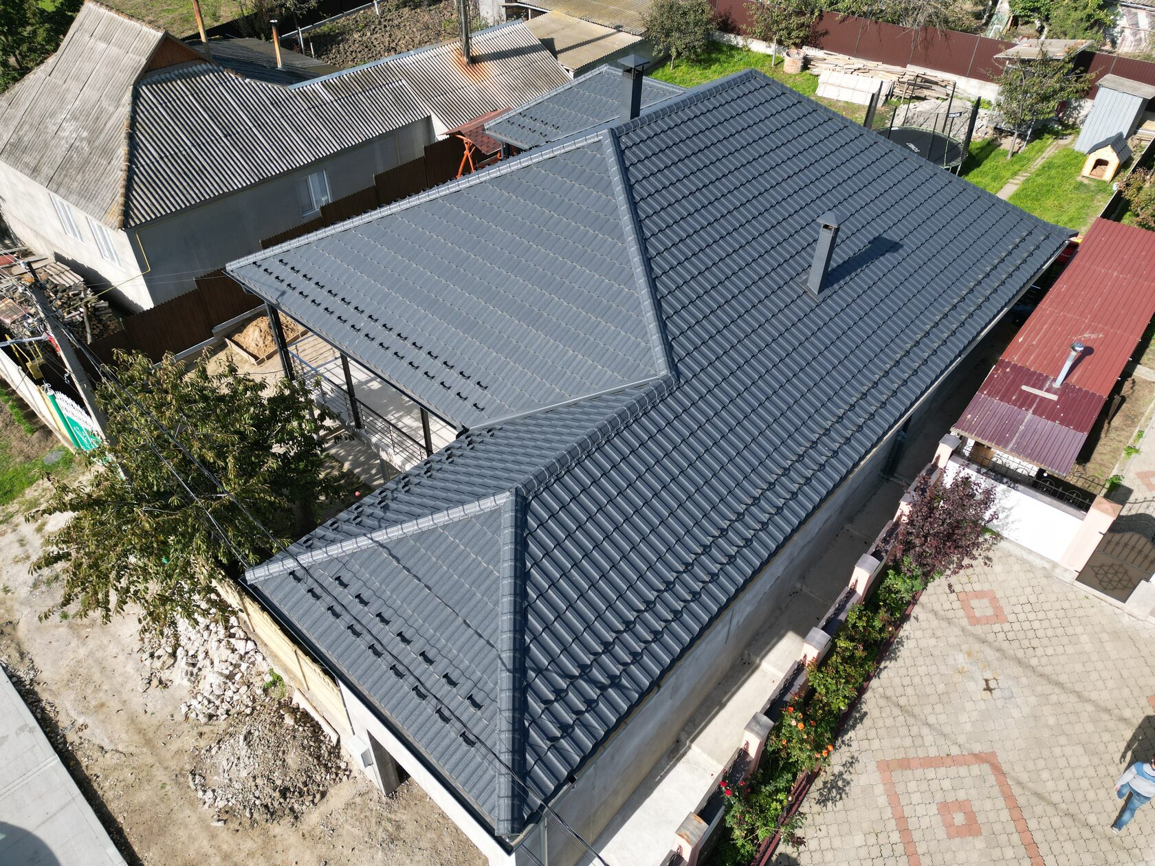 Țiglă metalică, Arctica, Coreea V-matt, Lozova, Strășeni