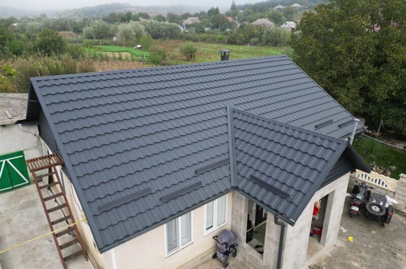 Țiglă metalică, Arctica, Coreea V-Matt, Fîrlădeni, Căușeni