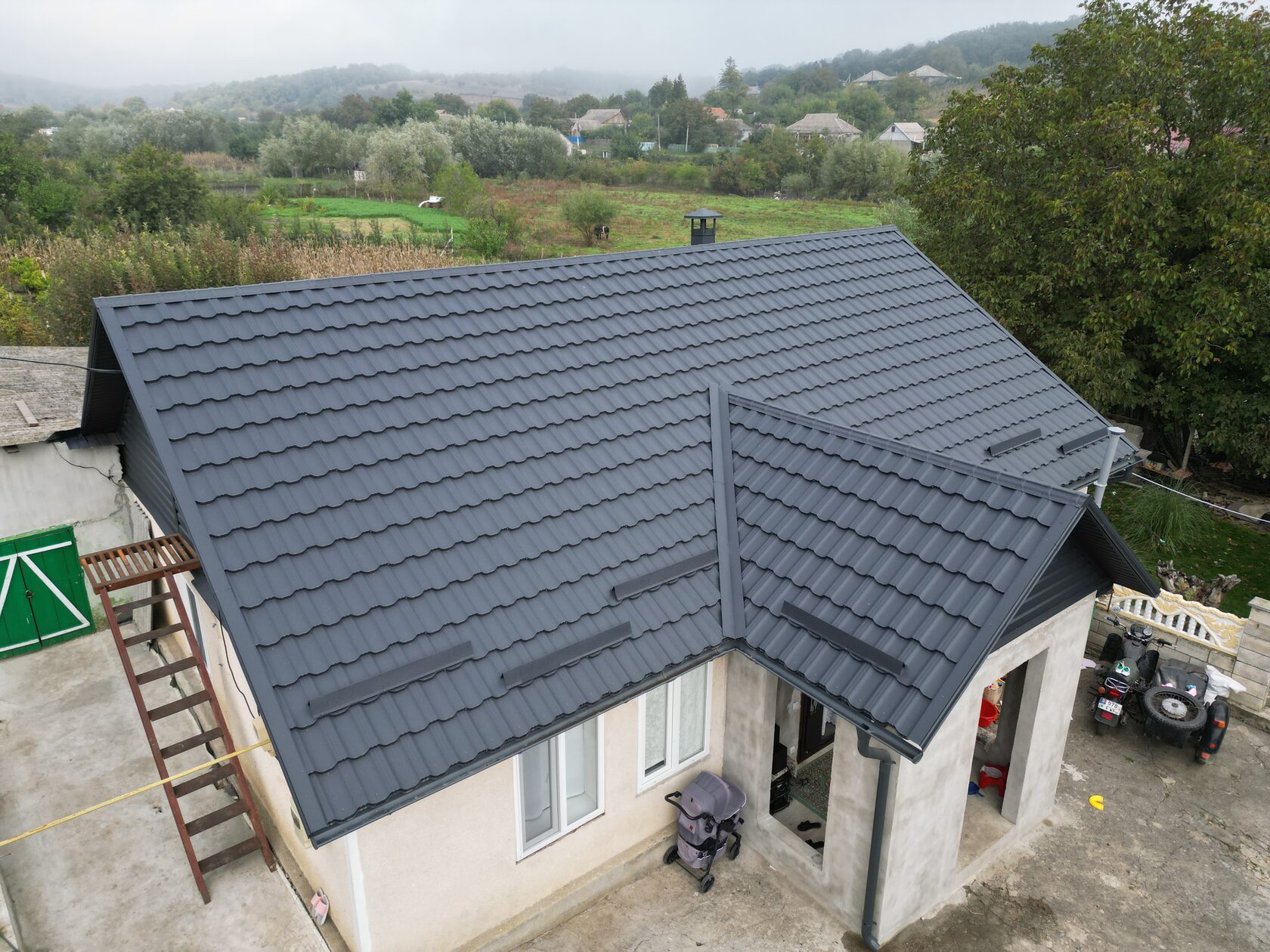 Țiglă metalică, Arctica, Coreea V-Matt, Fîrlădeni, Căușeni