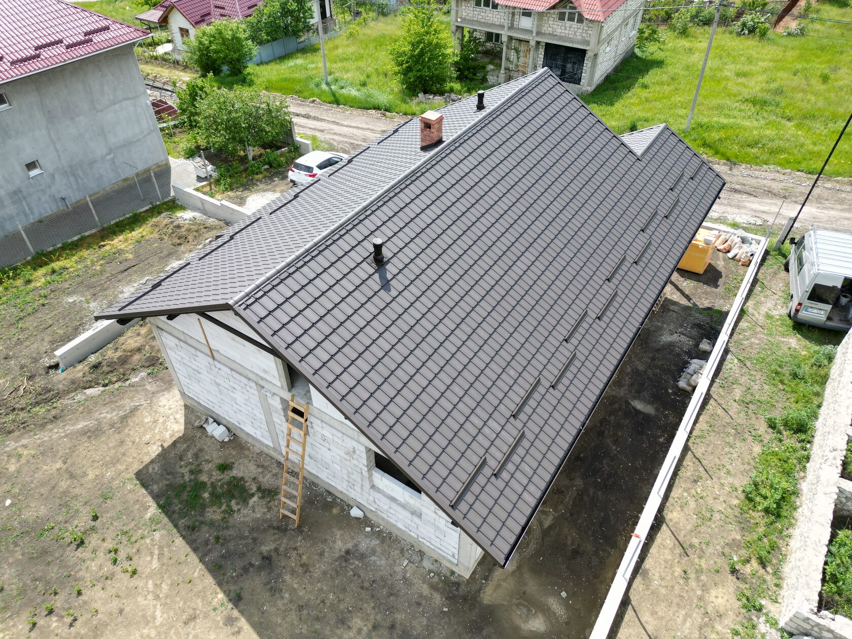 Țiglă metalică, Nordica, Grătiești, Chișinău