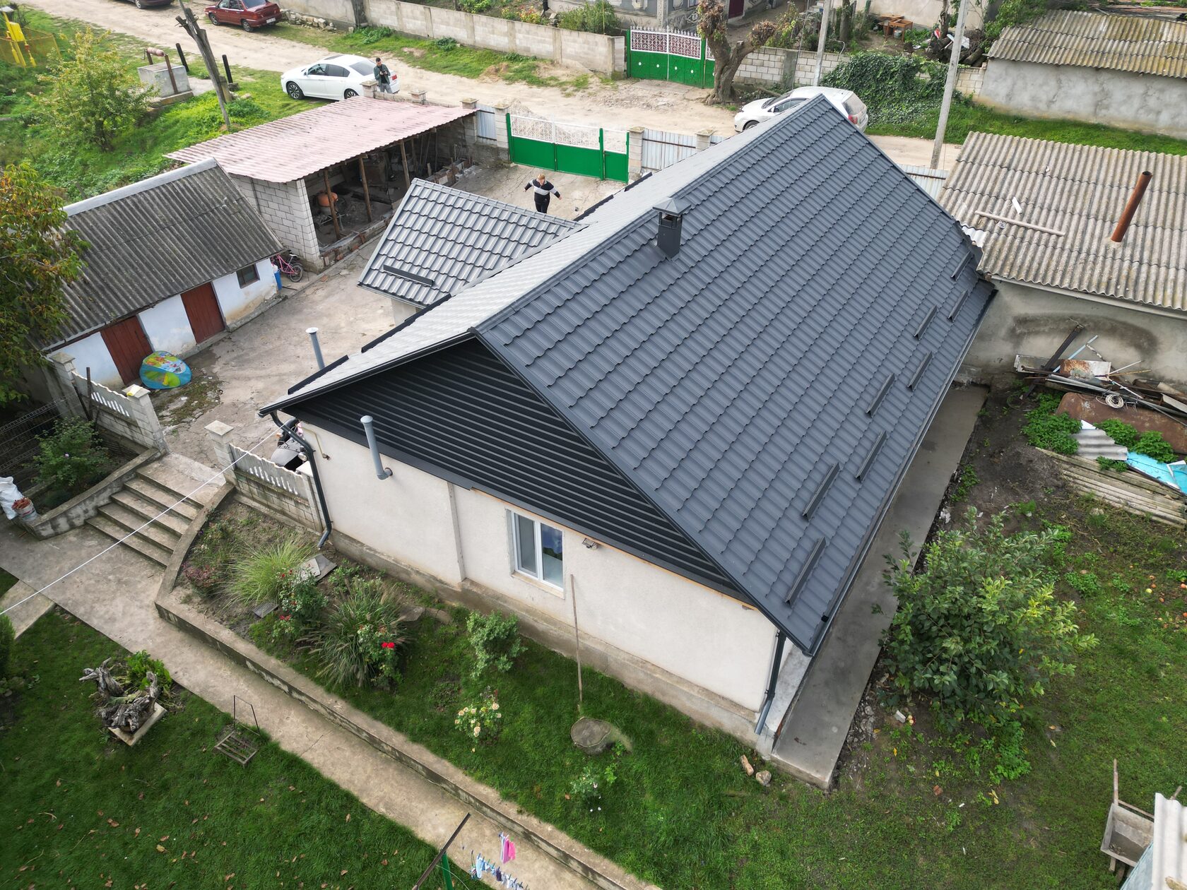 Țiglă metalică, Arctica, Coreea V-Matt, Fîrlădeni, Căușeni