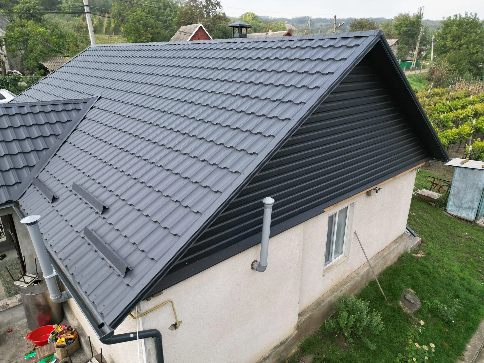 Țiglă metalică, Arctica, Coreea V-Matt, Fîrlădeni, Căușeni