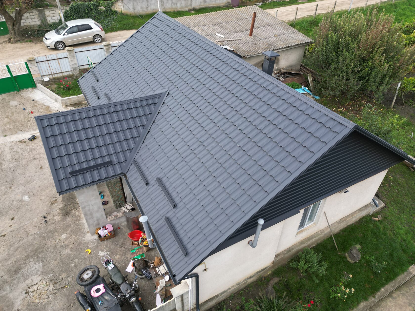 Țiglă metalică, Arctica, Coreea V-Matt, Fîrlădeni, Căușeni