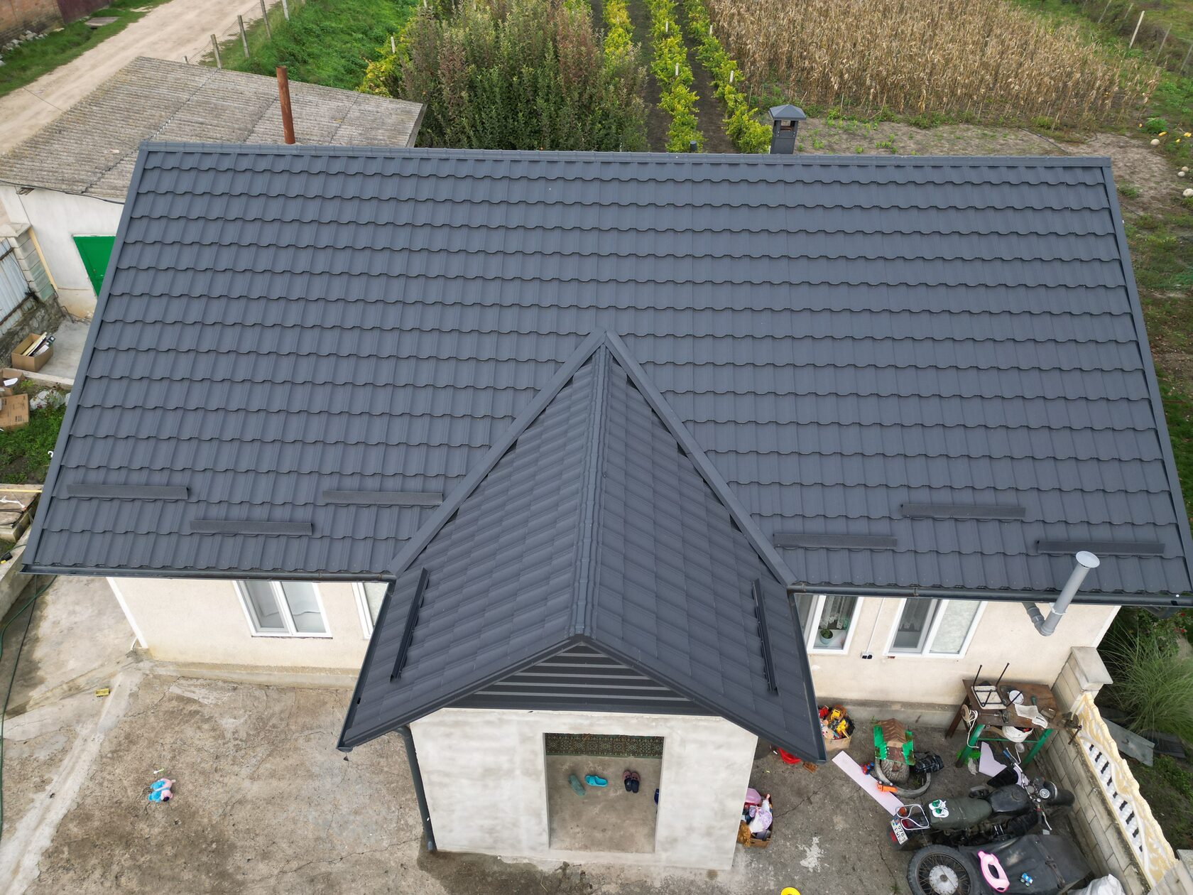 Țiglă metalică, Arctica, Coreea V-Matt, Fîrlădeni, Căușeni