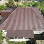 Металлочерепица Arctica, Korea V-Matt, RAL 8017, Хырбовэц, Новые Анены