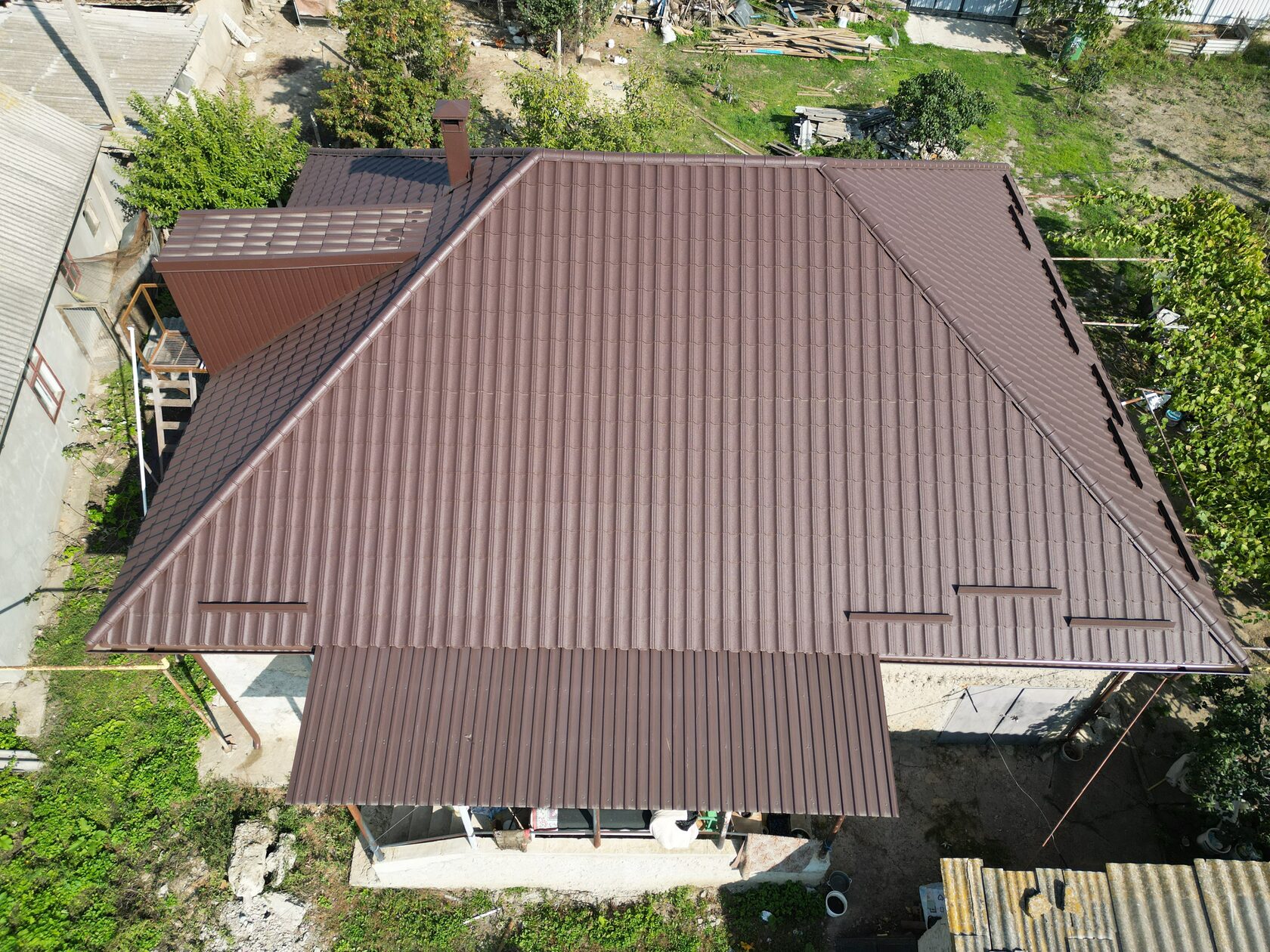 Țiglă metalică, Arctica, Coreea V-Matt, RAL – 8017, Hîrbovăț, Anenii Noi