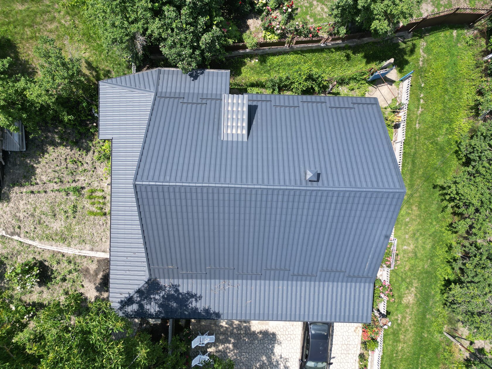 Țiglă metalică, Arctica, SSAB, RAL 7016, Tătărești, Strășeni