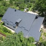 Țiglă metalică, Arctica, SSAB, RAL 7016, Tătărești, Strășeni