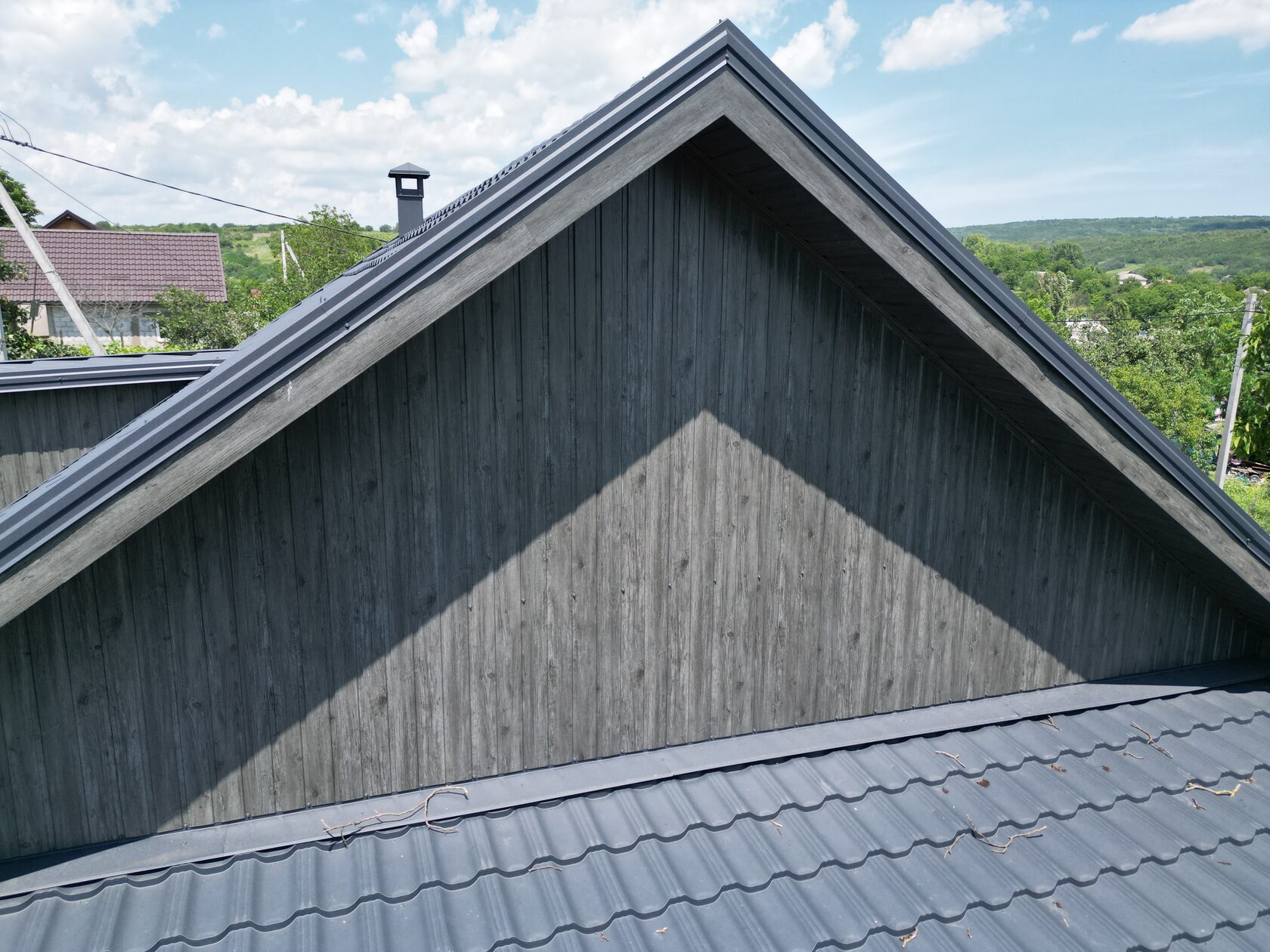 Țiglă metalică, Arctica, SSAB, RAL 7016, Tătărești, Strășeni