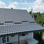 Țiglă metalică, Arctica, SSAB, RAL 7016, Tătărești, Strășeni