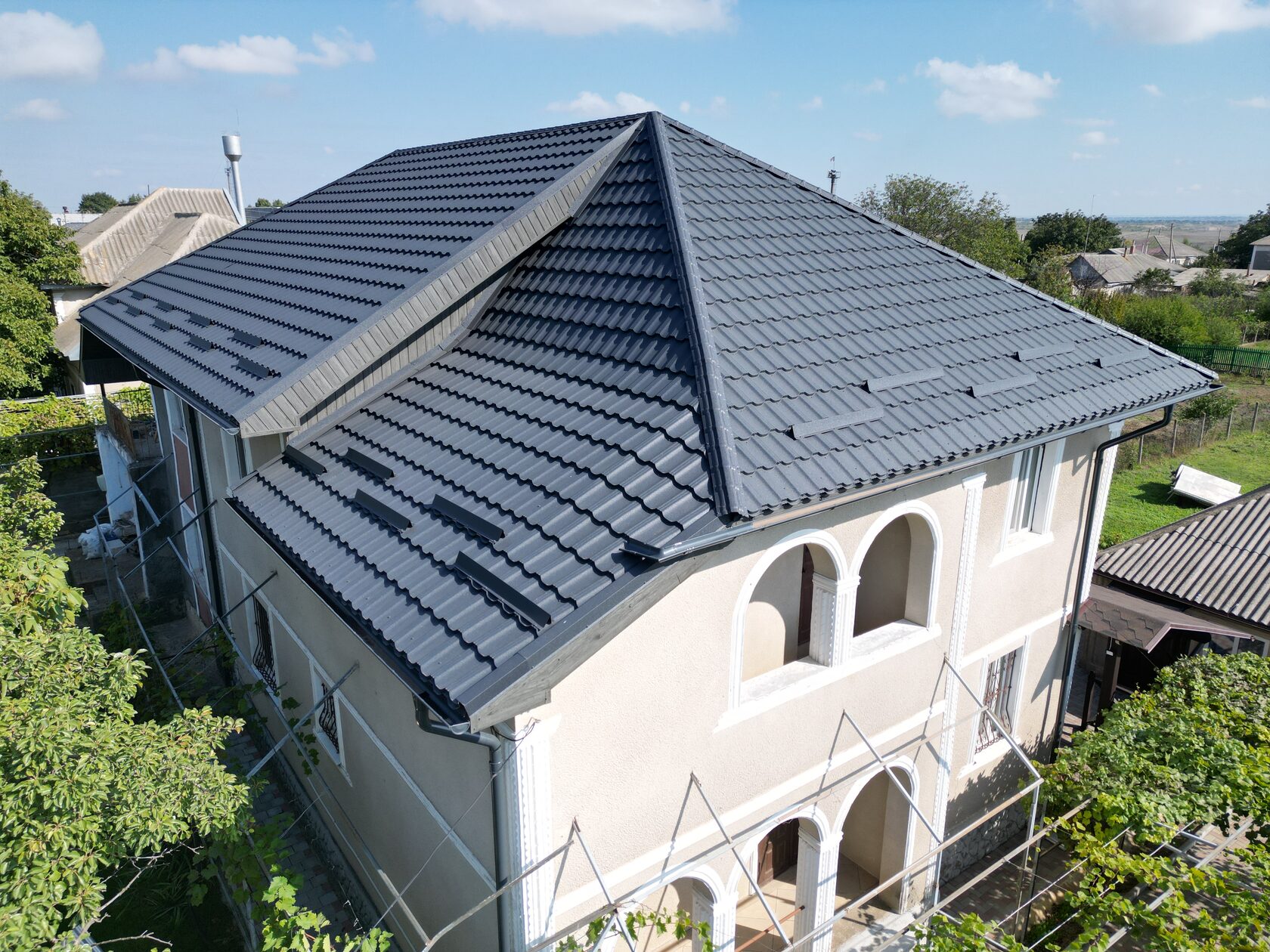 Țiglă metalică, Arctica, Coreea V-Matt, RAL 7024, Speia, Anenii Noi