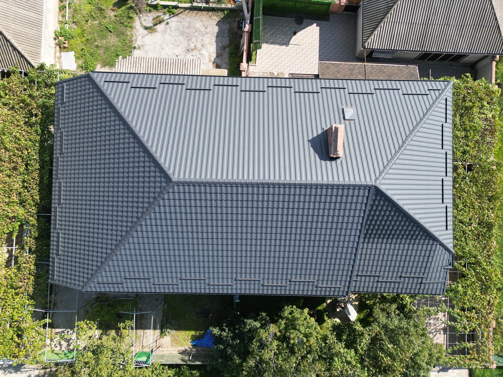 Țiglă metalică, Arctica, Coreea V-Matt, RAL 7024, Speia, Anenii Noi