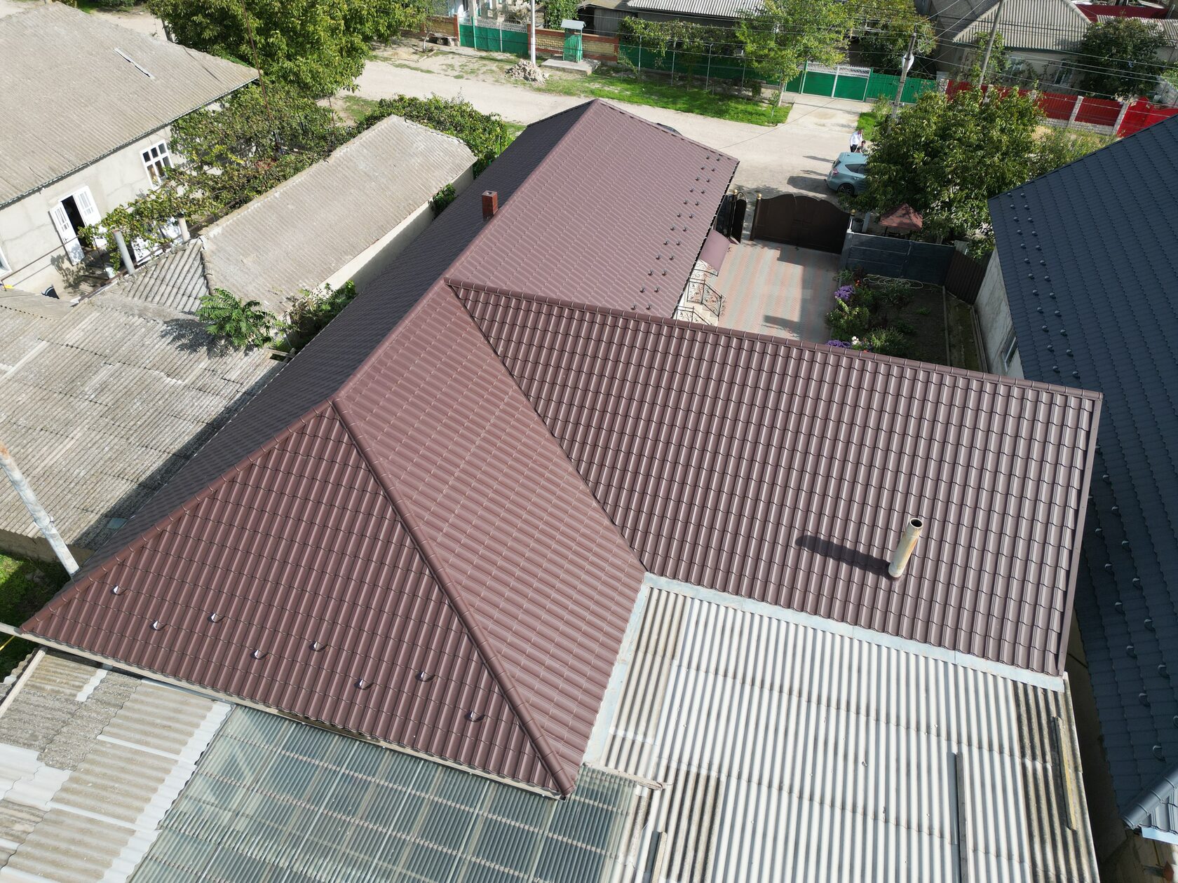 Țiglă metalică, Arctica SSAB, RAL 8017, Congaz, Găgăuzia