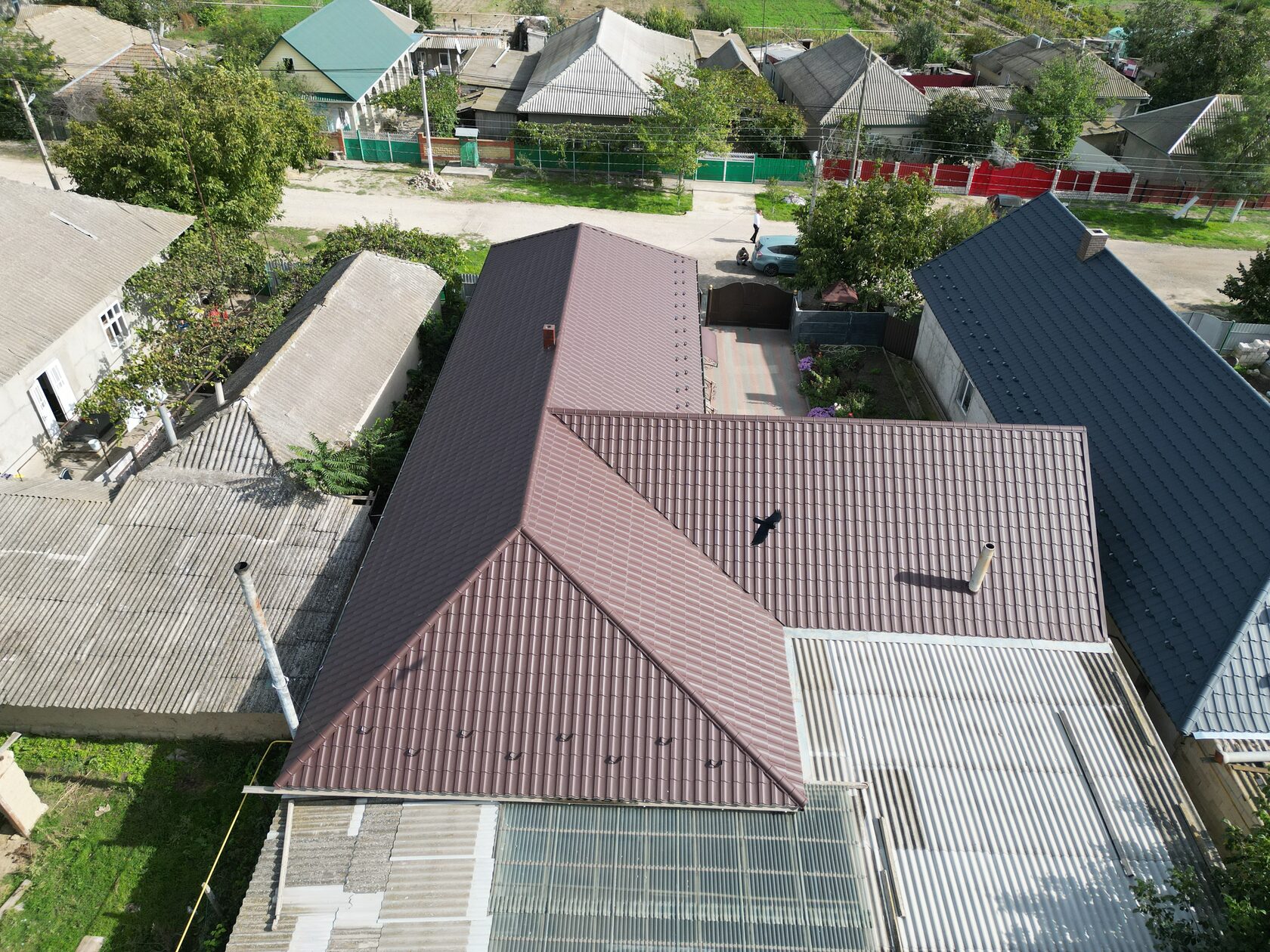 Țiglă metalică, Arctica SSAB, RAL 8017, Congaz, Găgăuzia