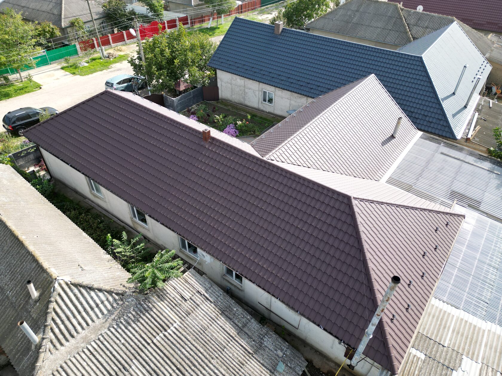 Țiglă metalică, Arctica SSAB, RAL 8017, Congaz, Găgăuzia