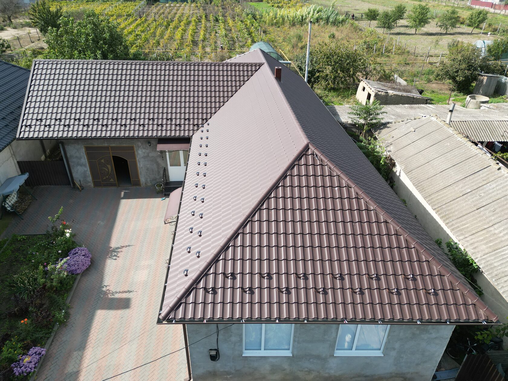 Țiglă metalică, Arctica SSAB, RAL 8017, Congaz, Găgăuzia