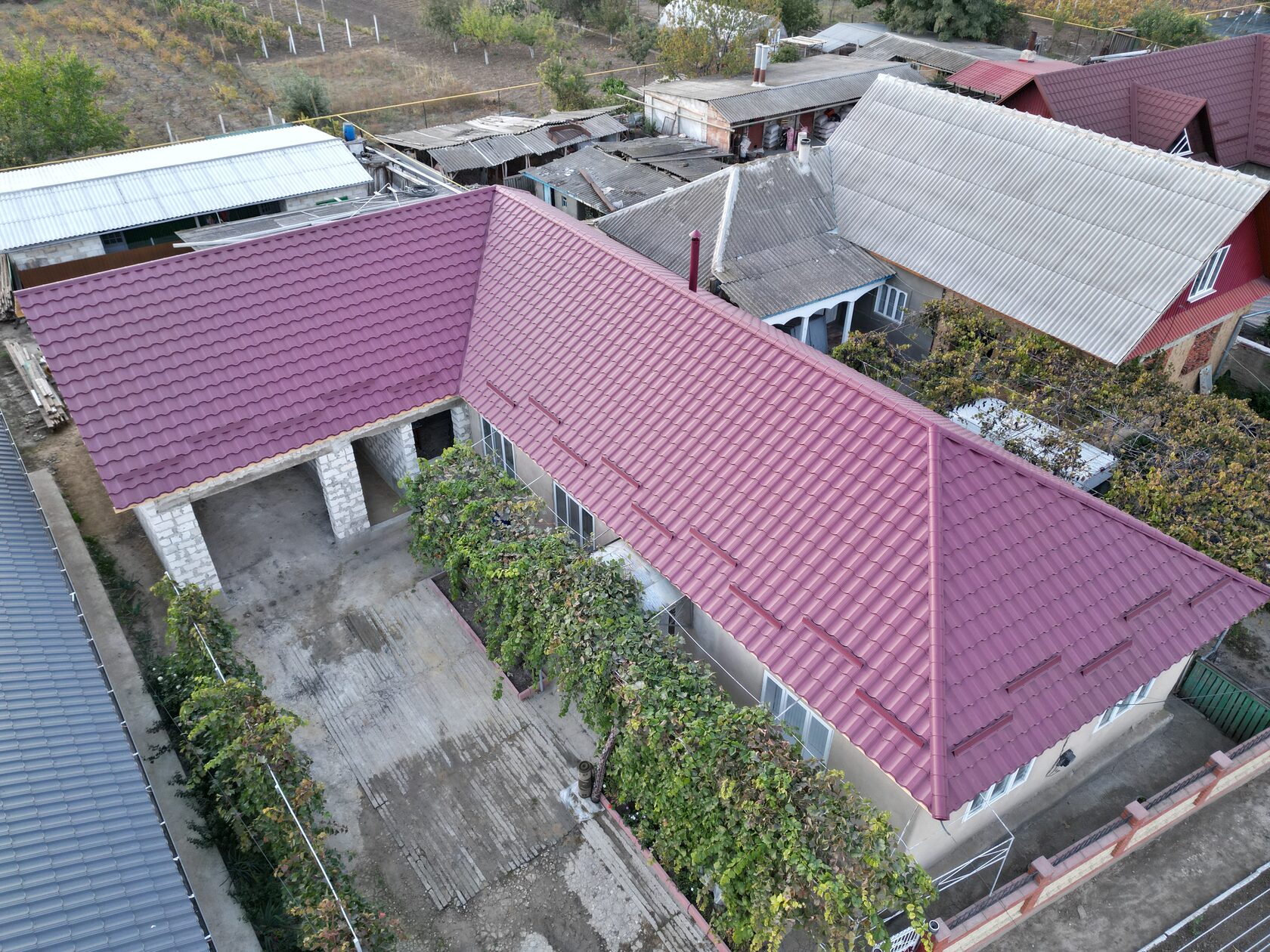 Țiglă metalică, Melano, Congaz, Găgăuzia