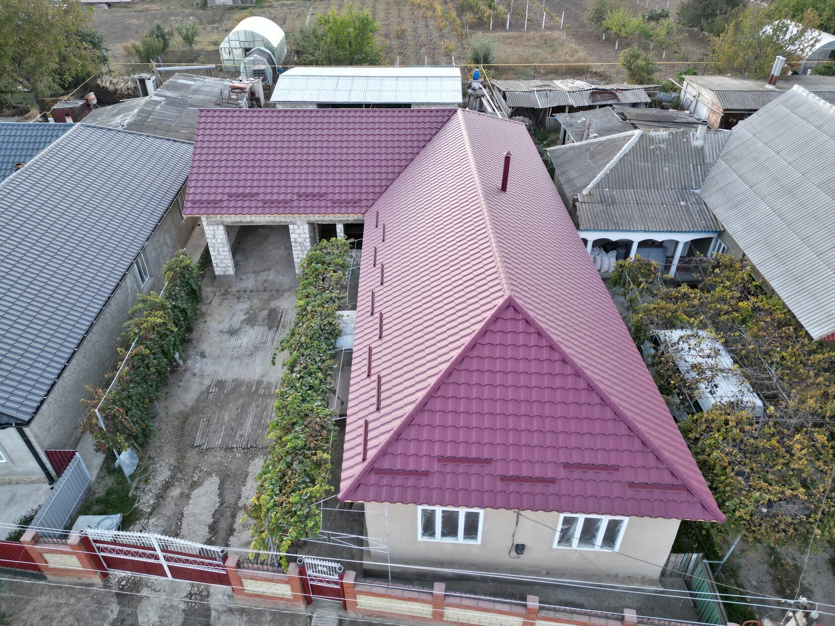 Țiglă metalică, Melano, Congaz, Găgăuzia