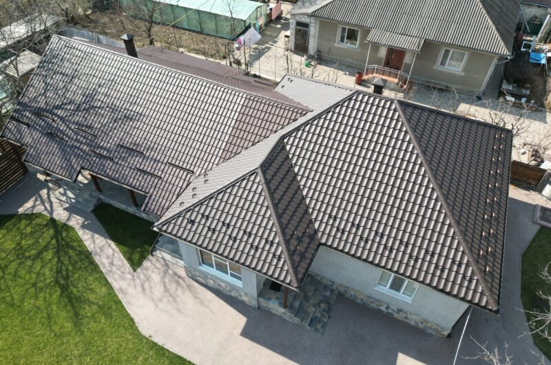 Țiglă metalică, din tablă Coreea V-Matt, Porumbeni, Criuleni
