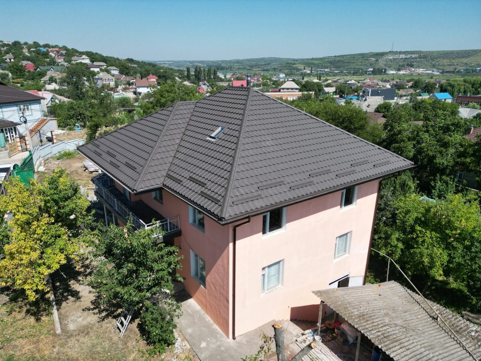 Țiglă metalică, SSAB, RAL – 8019, Costești, Ialoveni