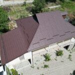 Țiglă metalică, Nordica, SSAB, RAL 8017, Costești, Ialoveni