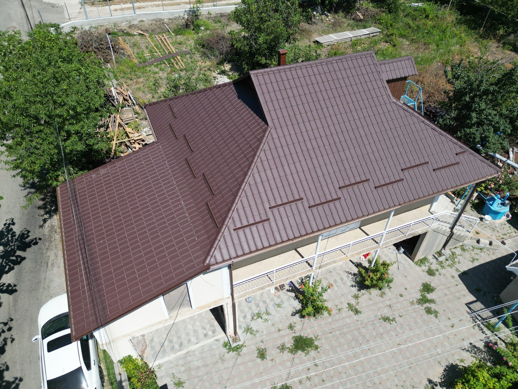 Țiglă metalică, Nordica, SSAB, RAL 8017, Costești, Ialoveni